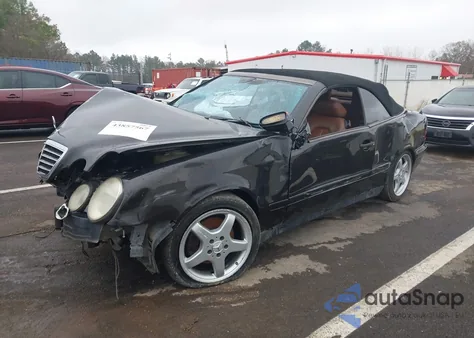 2003 Mercedes-Benz Clk 430 z USA, uszkodzony, nr VIN WDBLK70GX3T141575